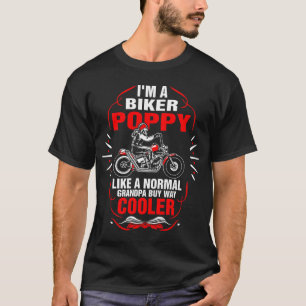 Camiseta Im um Tshirt da papoila do motociclista