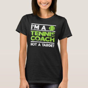Camiseta Im Uma Ideia De Instrutor De Tênis De Treinador Tê