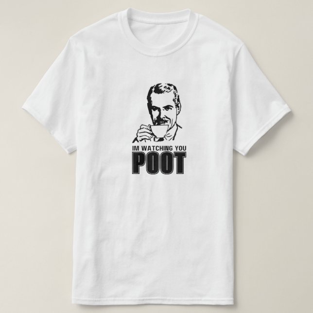 CAMISETA IM WATCHING YOU POOT (Frente do Design)