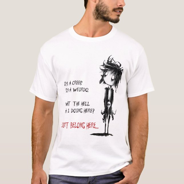 Camiseta Im Weirdo (Radiohead) (Frente)
