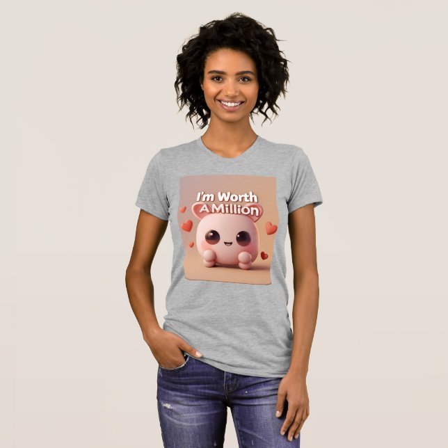 Camiseta I'm Worth A Million (Frente Completa)