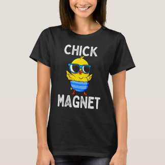 Camiseta Ímã de Frango  Páscoa Frango Bebê Fofo  Meninos Cr