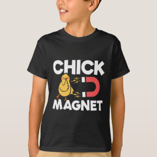 Camiseta Ímã de Frango Piada de Páscoa Frango Piada Diverti