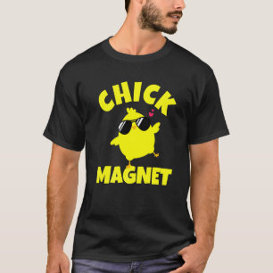 Camiseta Ímã de Galinha Frango Fofo Meninos Meninas Crianç