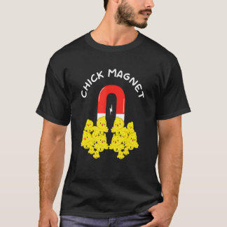 Camiseta Ímã de Galinha Páscoa Trocadilho Domingo de Páscoa
