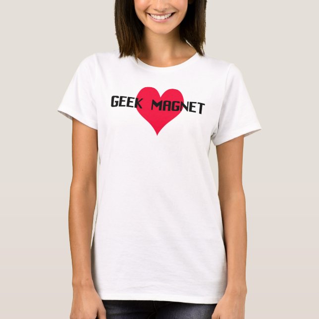 Camiseta ímã do geek (Frente)