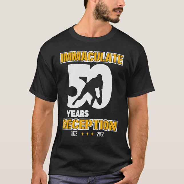 Camiseta Imaculada 50 Anos De Recepção Pittsburgh (Frente)