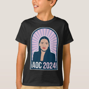 Camiseta Imagem Americana Aoc 2024