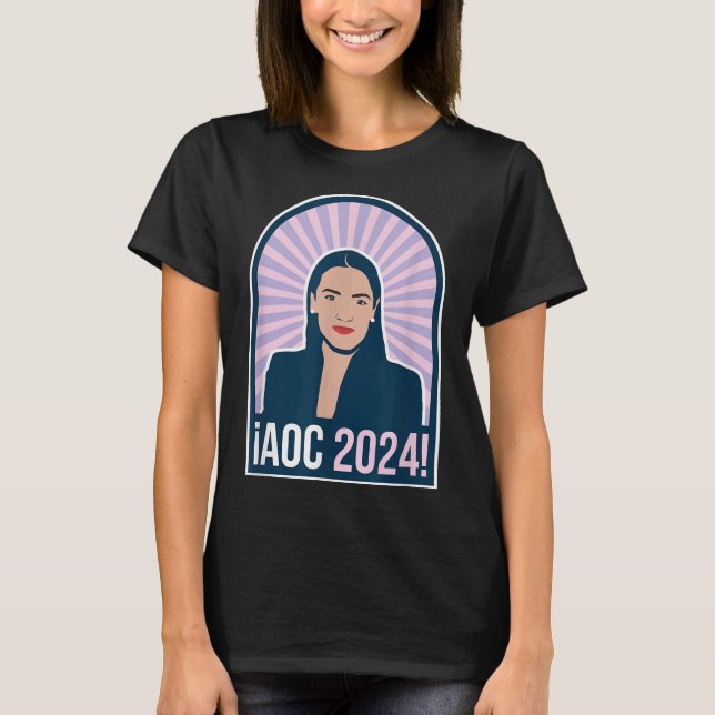 Camiseta Imagem Americana Aoc 2024 (Frente)