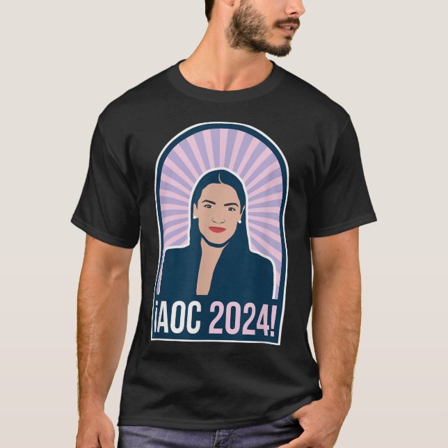 Camiseta Imagem Americana Aoc 2024 (Frente)