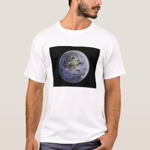 Camiseta Imagem aumentada Digital da terra completa