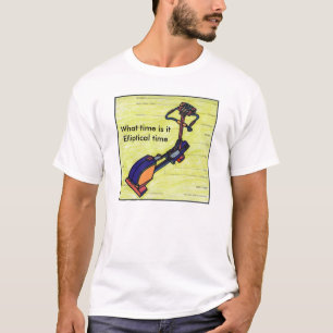 Camiseta Imagem Colorida Moderna Bike elíptica