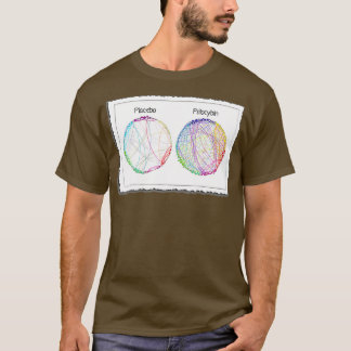 Camiseta Imagem de Análise do Cérebro da Psilocybin Ciência