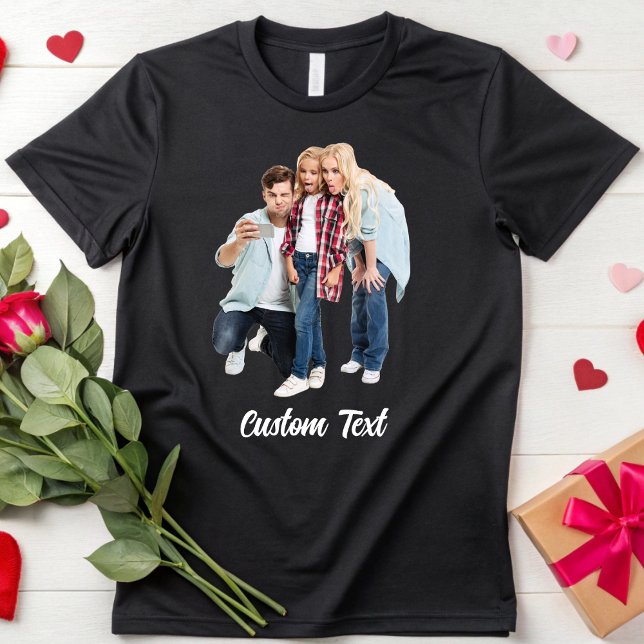 Camiseta Imagem de Aniversário da Família de Fotografias Pe (Criador carregado)
