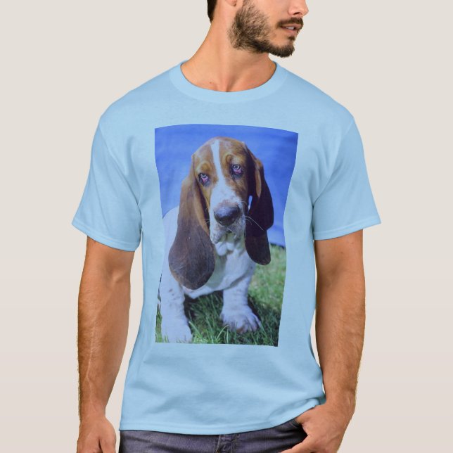 Camiseta Imagem de Caça Basset (Frente)