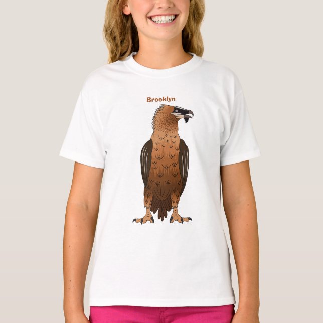 Camiseta Imagem de desenho animado de Abutre (Frente)