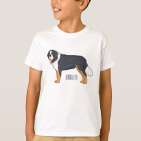 Imagem de desenho animado de cão da montanha Berne