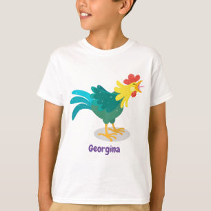 Camiseta Imagem de desenho animado de galeria de coroa engr