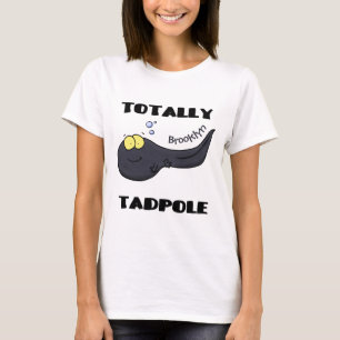 Camiseta Imagem de desenho animado de girino divertido