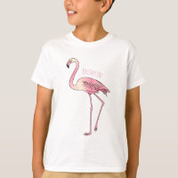 Imagem de desenho animado de pássaro Flamingo