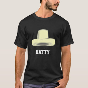 Camiseta Imagem de desenho de chapéu & texto editável