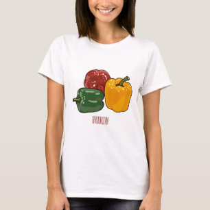 Camiseta Imagem de desenho em Capsicum