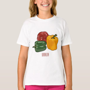 Camiseta Imagem de desenho em Capsicum