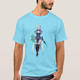 Camiseta Imagem de Gelo Anime