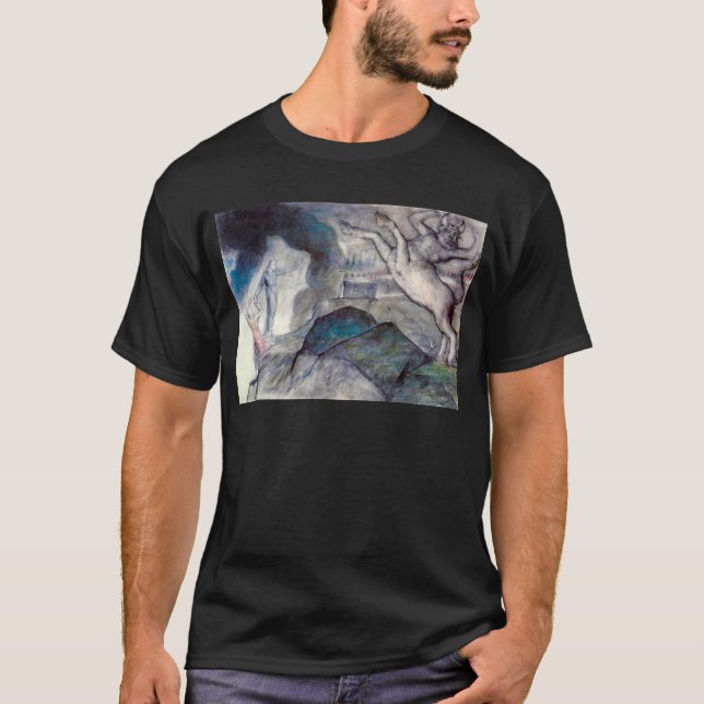 Camiseta Imagem de Minotauro para ilustrar Inferno, Canto X (Frente)
