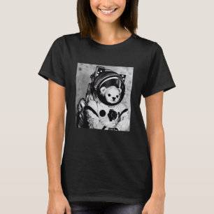 Camiseta Imagem de um astronauta num vintag vestido