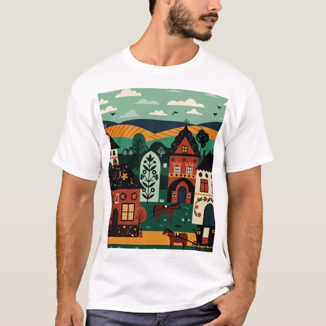 Camiseta Imagem de um conto de fadas (Frente)