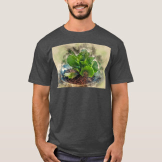 Camiseta Imagem digitalmente melhorada de um Adromischus ce