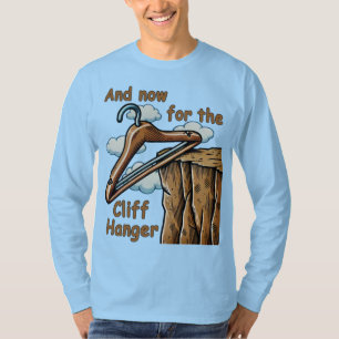 Camiseta Imagem Divertida de Cliff Hanger com Jogo de Palav