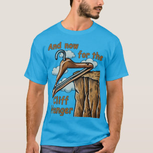 Camiseta Imagem divertida de Cliff Hanger com Reprodução de