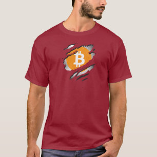 Camiseta Imagem do Bitmoeda Torn com a Revenda do Logotipo