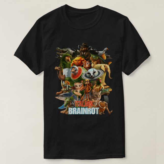 Camiseta Imagem do Brainrot (Frente do Design)
