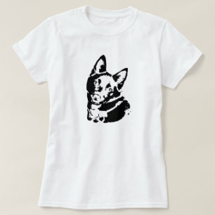 Camiseta Imagem do cão do Schipperke