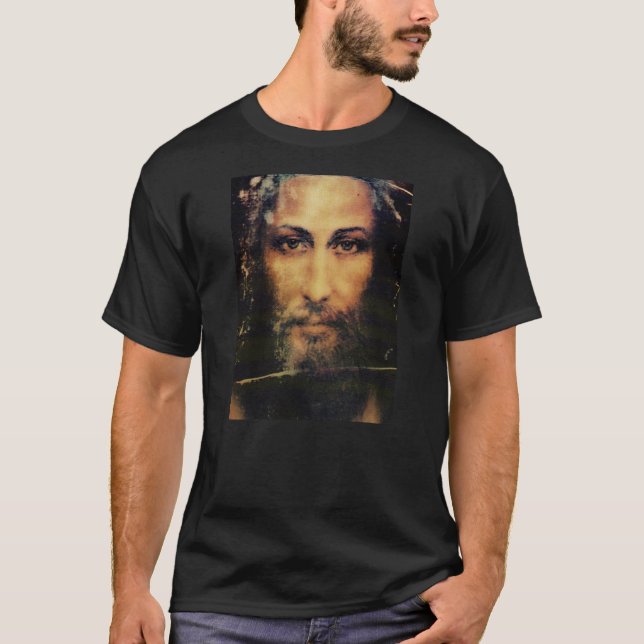 Camiseta Imagem do Cristo de Jesus - Camisa-T (Frente)