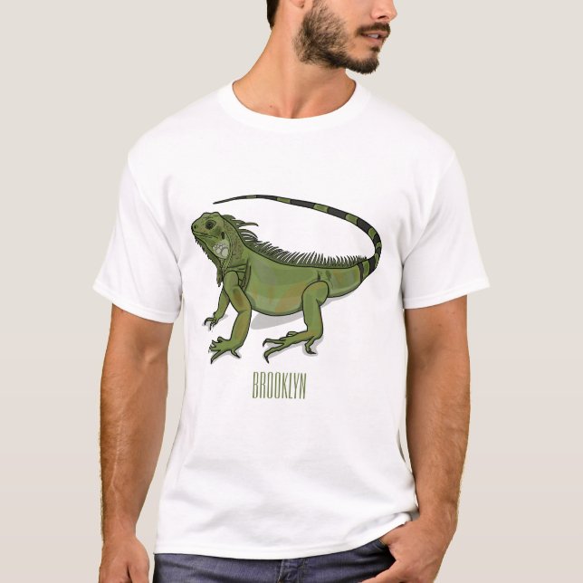 Camiseta Imagem do desenho de Iguana (Frente)