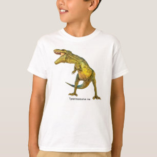 Camiseta Imagem do dinossauro para Crianças-Sweatshirt-Whit