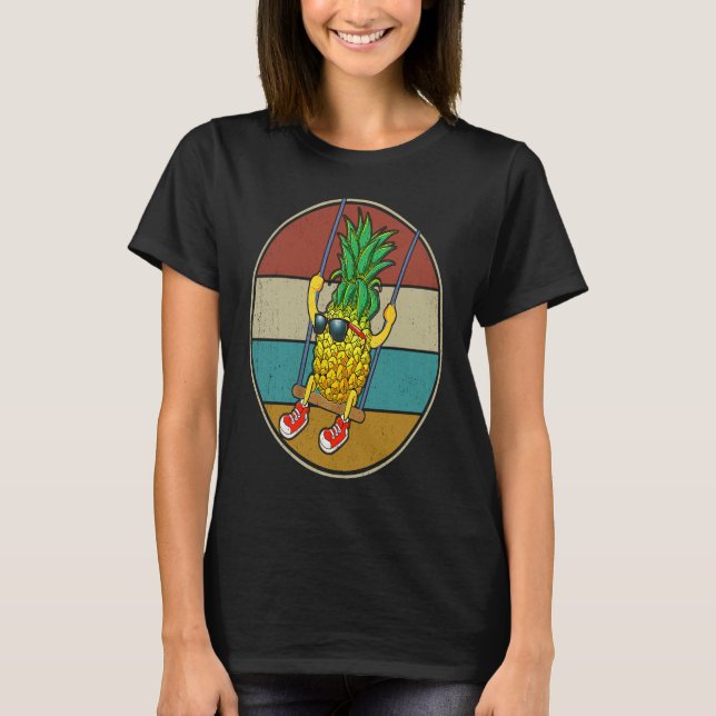 Camiseta Imagem do estilo de vida giratório retrorada para  (Frente)