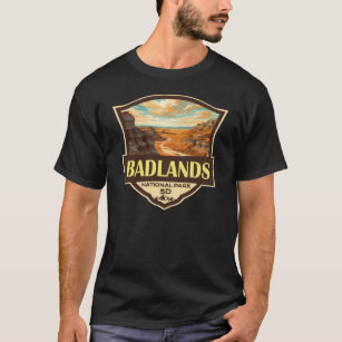 Camiseta Imagem do Parque Nacional de Badlands
