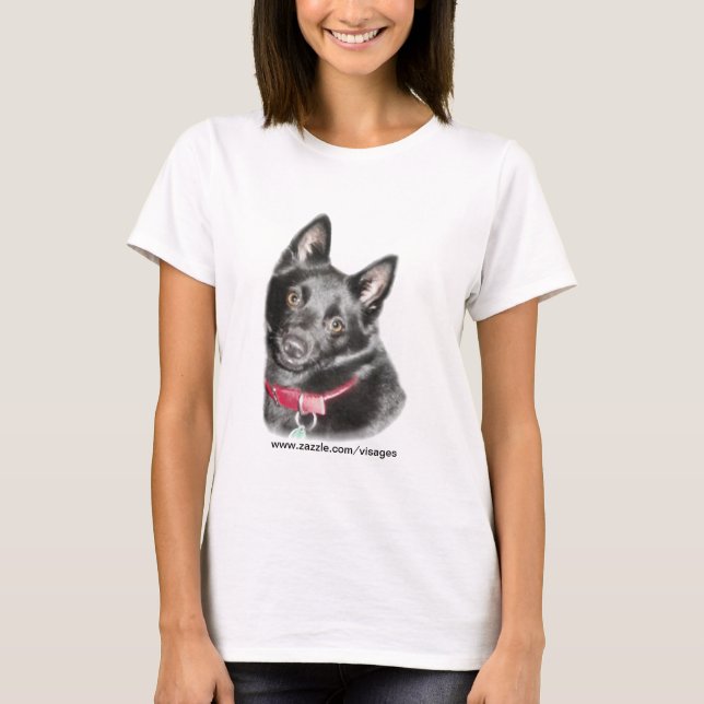 Camiseta Imagem do Schipperke (Frente)
