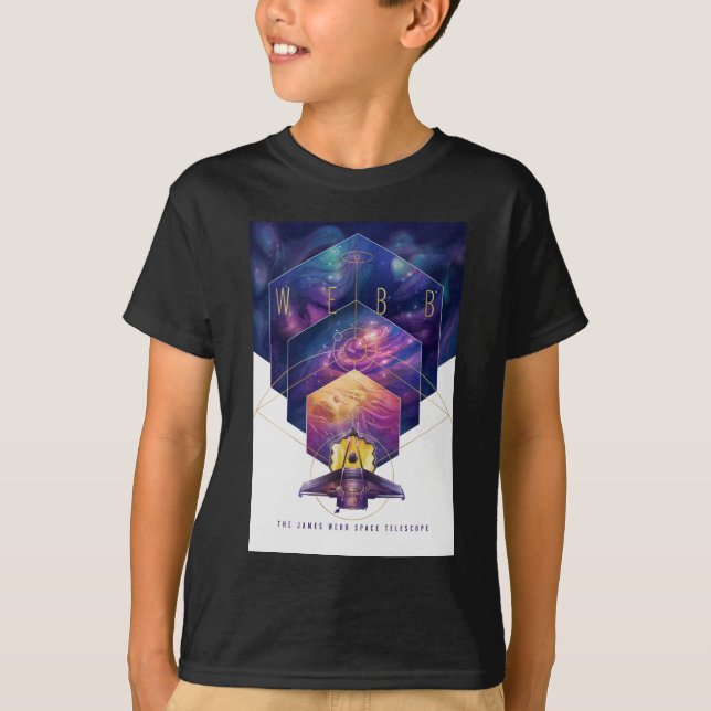 Camiseta Imagem do Telescópio Espacial James Webb (Frente)