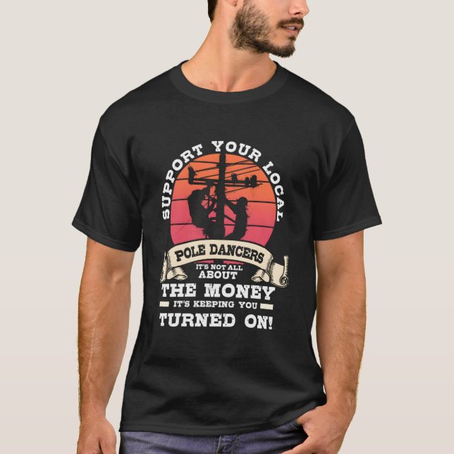 Camiseta Imagem do Trabalhador de Linha nas Costas (Frente)