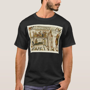 Camiseta Imagem do vintage da réplica, tapeçaria de Bayea