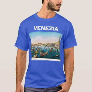 Camiseta Imagem do vintage de Veneza, Italia, 1910
