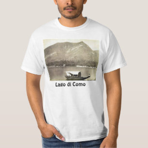 Camiseta Imagem do vintage, lago Como, cerca de 1890