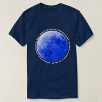 Imagem e letra da música "Blue Moon"