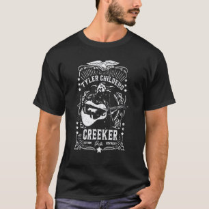 Camiseta Imagem em Preto e Branco de Tyler Childers Gui Bon